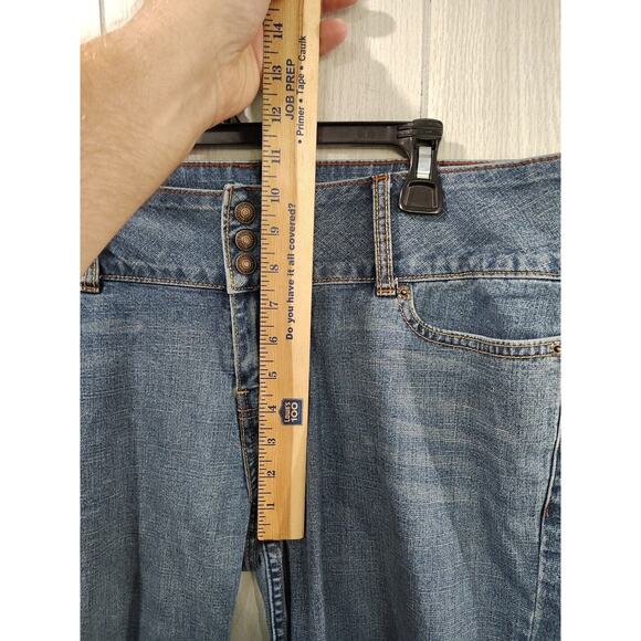 Levi Strauss Stretch 3 Button Closure Women SEXY SIGNATURE JEANS Sz 12 Y2K - Picture 10 of 10